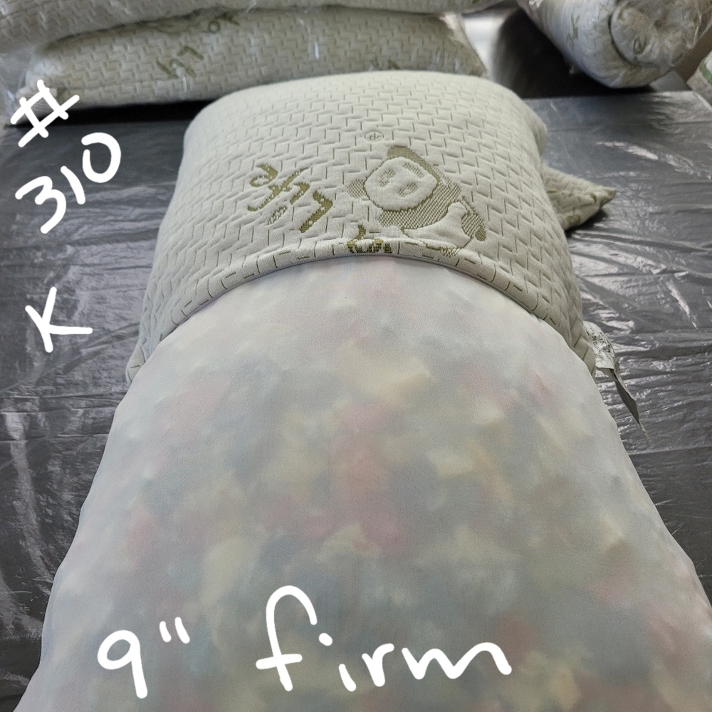 Bamboo #310 Jumbo King Pillow 9" Thick Firm Shredded Memory Foam Costco - Picture 5 of 15